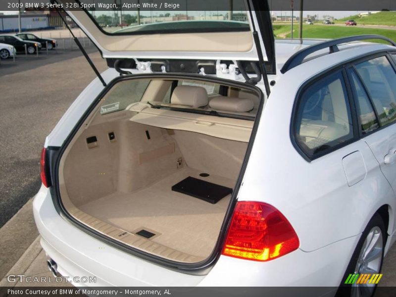Alpine White / Beige 2009 BMW 3 Series 328i Sport Wagon
