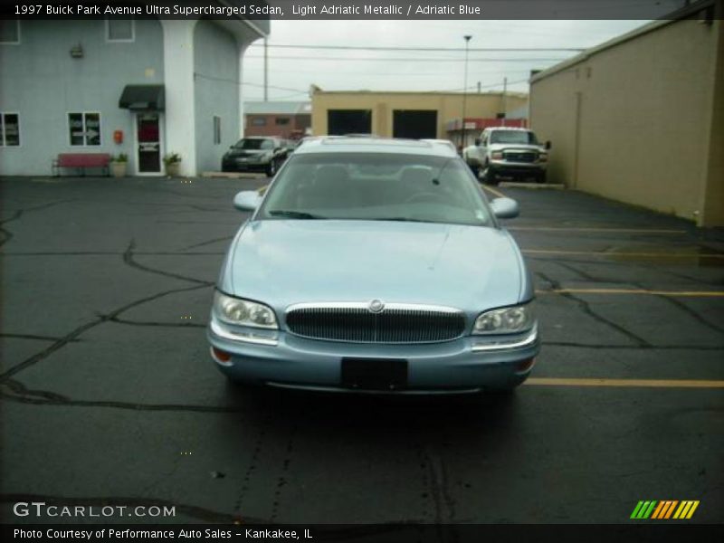 Light Adriatic Metallic / Adriatic Blue 1997 Buick Park Avenue Ultra Supercharged Sedan