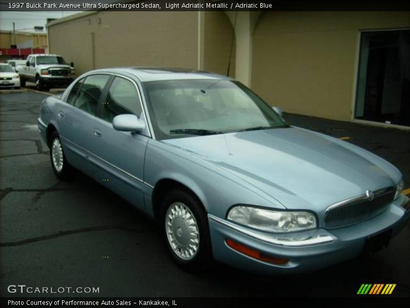 Light Adriatic Metallic / Adriatic Blue 1997 Buick Park Avenue Ultra Supercharged Sedan