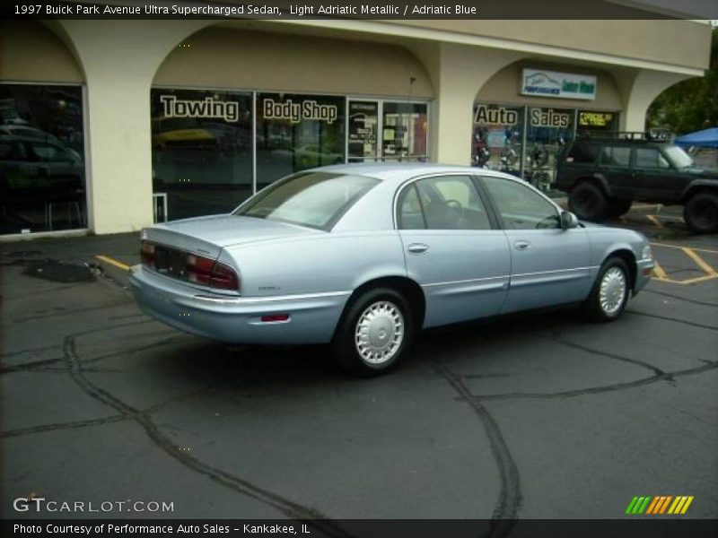 Light Adriatic Metallic / Adriatic Blue 1997 Buick Park Avenue Ultra Supercharged Sedan