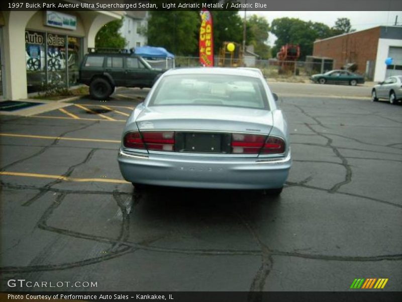 Light Adriatic Metallic / Adriatic Blue 1997 Buick Park Avenue Ultra Supercharged Sedan