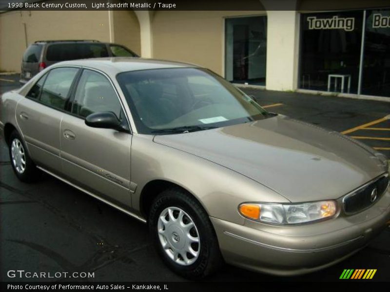 Light Sandrift Metallic / Taupe 1998 Buick Century Custom