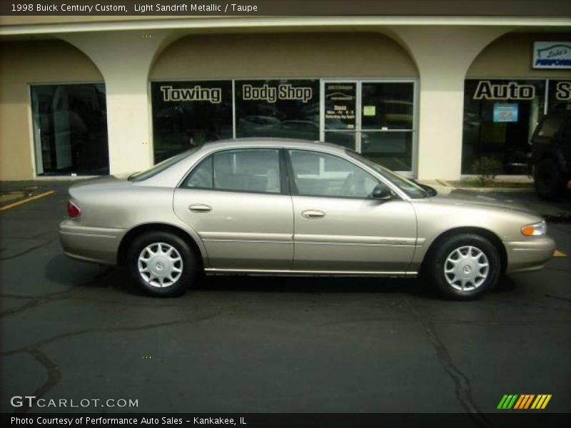 Light Sandrift Metallic / Taupe 1998 Buick Century Custom