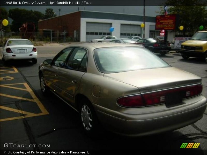 Light Sandrift Metallic / Taupe 1998 Buick Century Custom