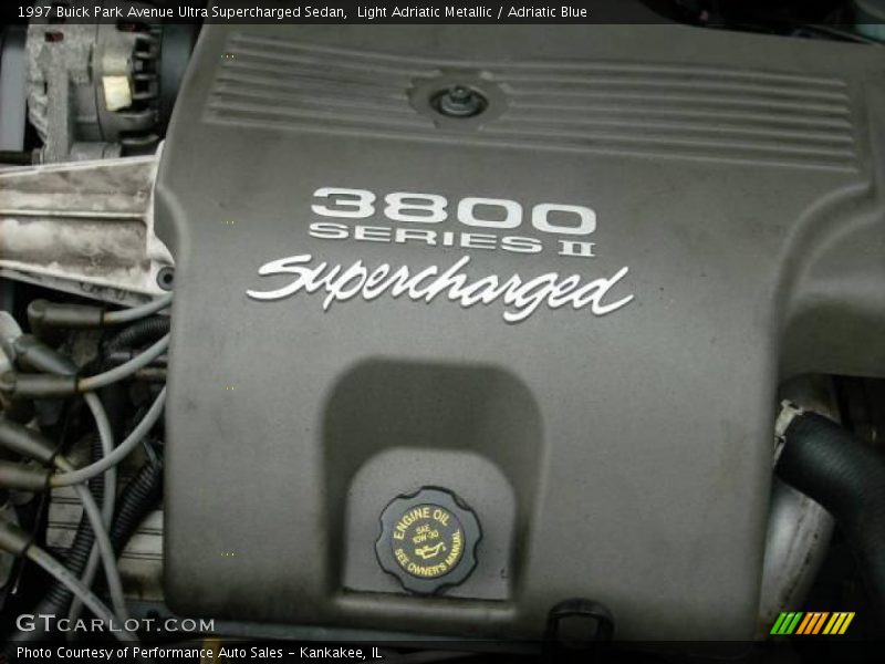 Light Adriatic Metallic / Adriatic Blue 1997 Buick Park Avenue Ultra Supercharged Sedan