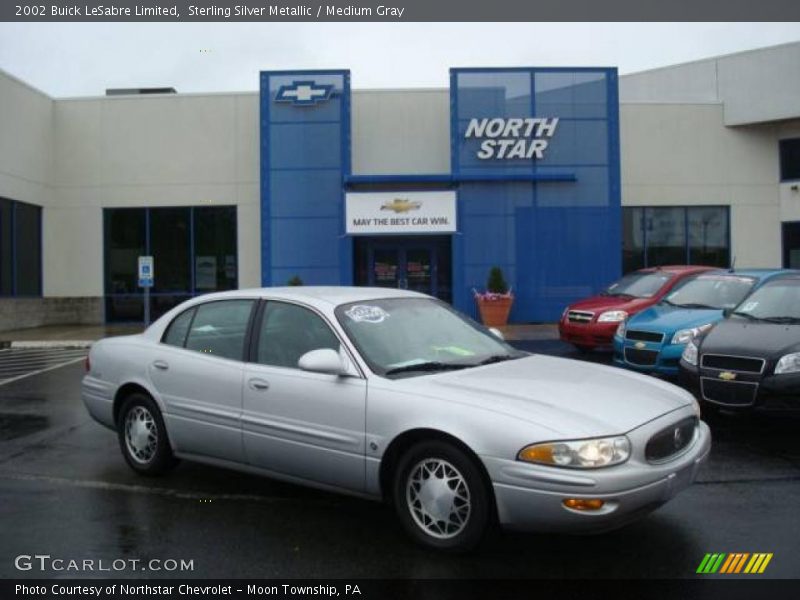 Sterling Silver Metallic / Medium Gray 2002 Buick LeSabre Limited