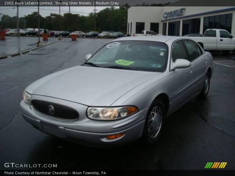 Sterling Silver Metallic / Medium Gray 2002 Buick LeSabre Limited