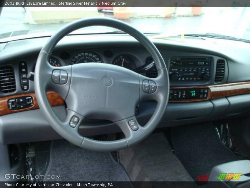 Sterling Silver Metallic / Medium Gray 2002 Buick LeSabre Limited