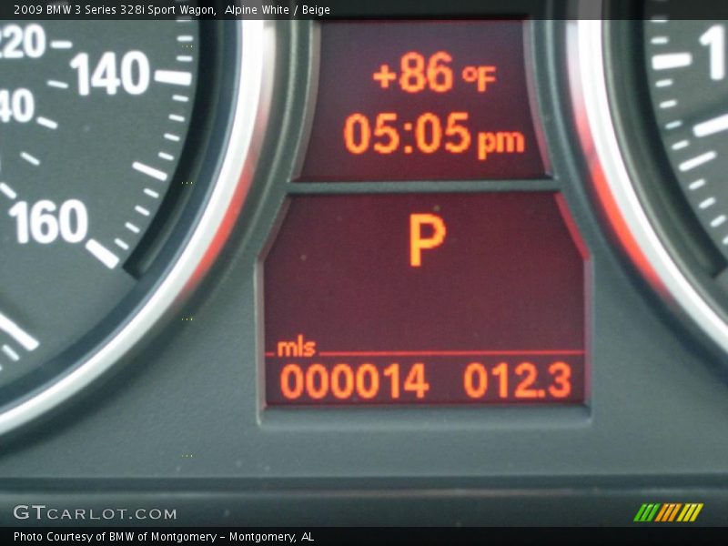 Alpine White / Beige 2009 BMW 3 Series 328i Sport Wagon