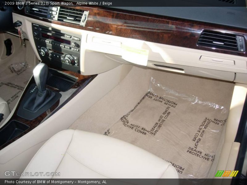 Alpine White / Beige 2009 BMW 3 Series 328i Sport Wagon
