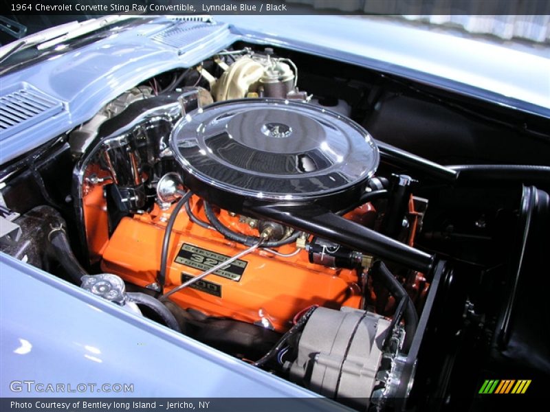 Lynndale Blue / Black 1964 Chevrolet Corvette Sting Ray Convertible