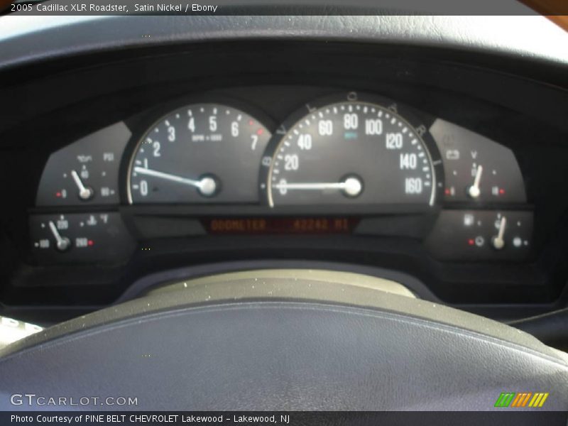 Satin Nickel / Ebony 2005 Cadillac XLR Roadster