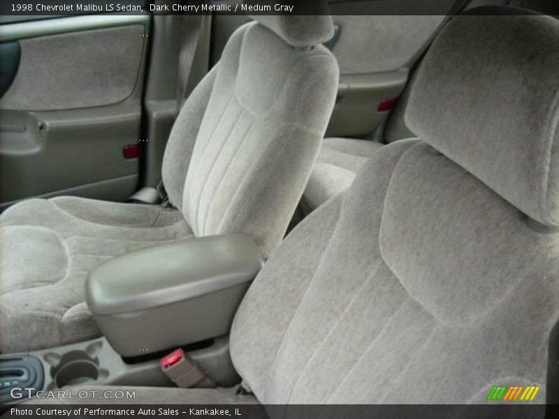Dark Cherry Metallic / Medum Gray 1998 Chevrolet Malibu LS Sedan