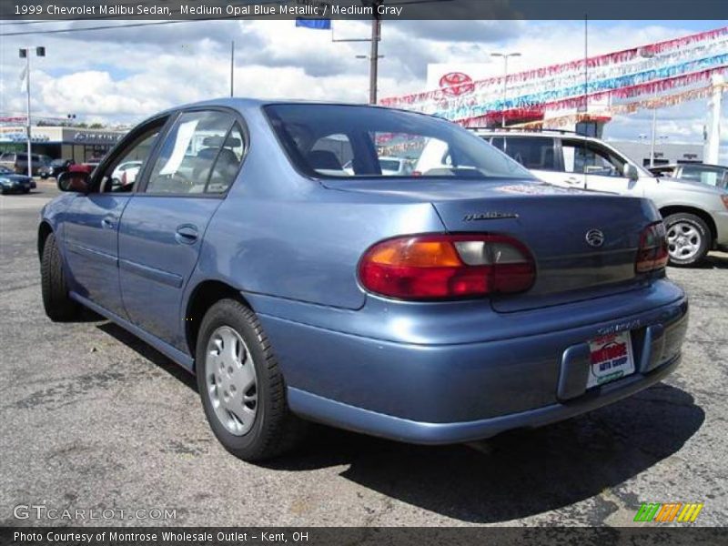 Medium Opal Blue Metallic / Medium Gray 1999 Chevrolet Malibu Sedan