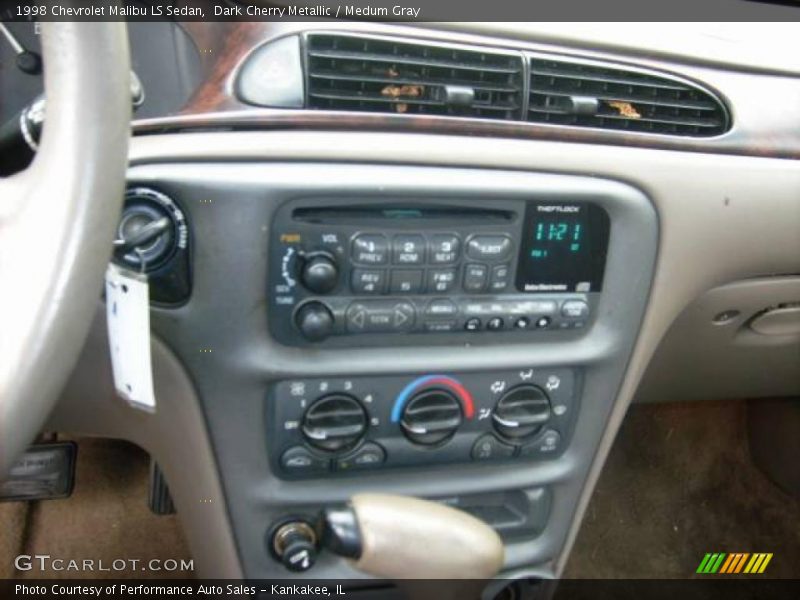 Dark Cherry Metallic / Medum Gray 1998 Chevrolet Malibu LS Sedan