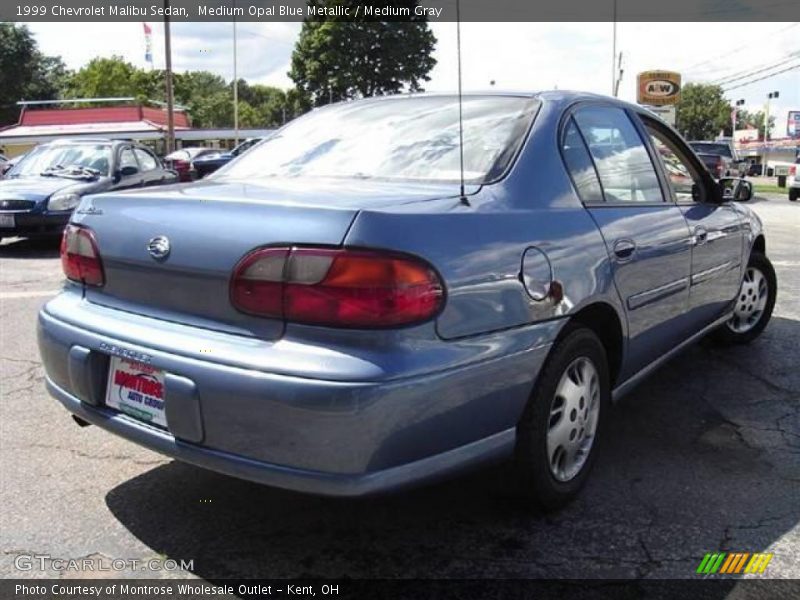 Medium Opal Blue Metallic / Medium Gray 1999 Chevrolet Malibu Sedan