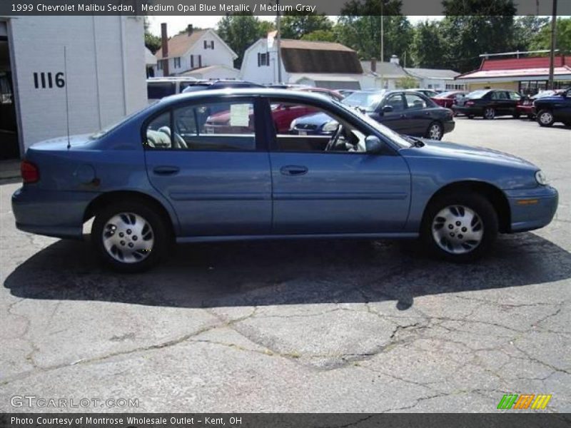 Medium Opal Blue Metallic / Medium Gray 1999 Chevrolet Malibu Sedan