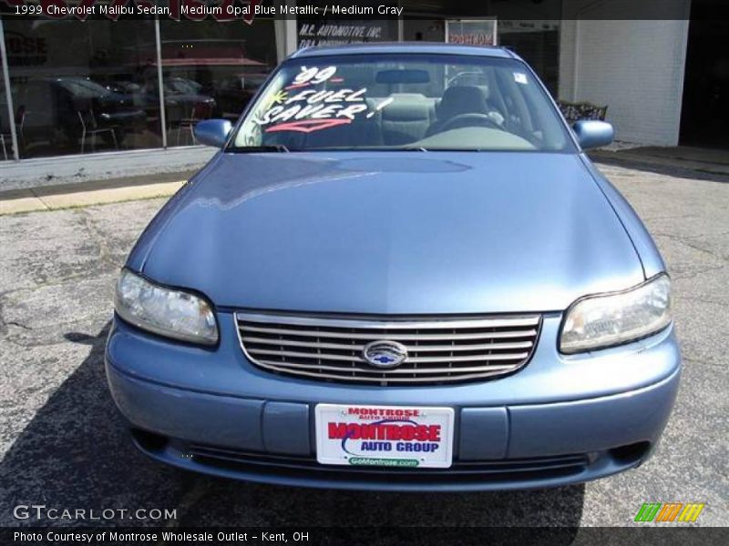Medium Opal Blue Metallic / Medium Gray 1999 Chevrolet Malibu Sedan
