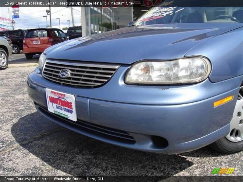 Medium Opal Blue Metallic / Medium Gray 1999 Chevrolet Malibu Sedan
