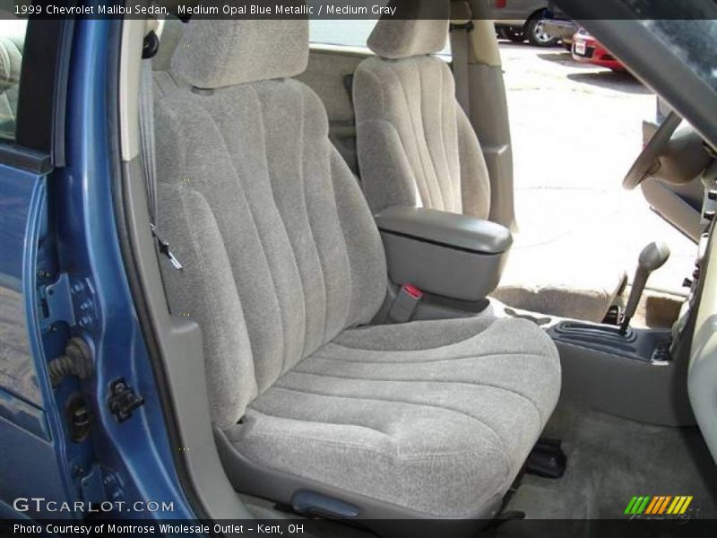 Medium Opal Blue Metallic / Medium Gray 1999 Chevrolet Malibu Sedan