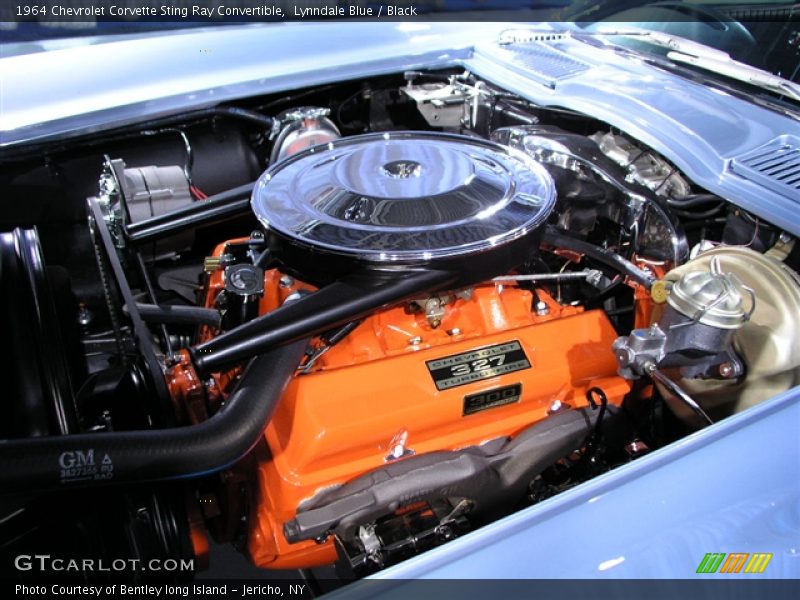 Lynndale Blue / Black 1964 Chevrolet Corvette Sting Ray Convertible