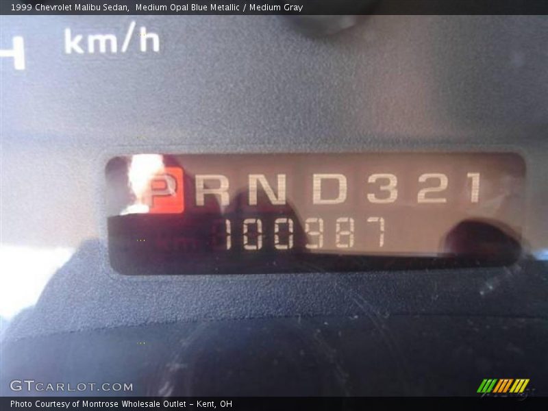 Medium Opal Blue Metallic / Medium Gray 1999 Chevrolet Malibu Sedan