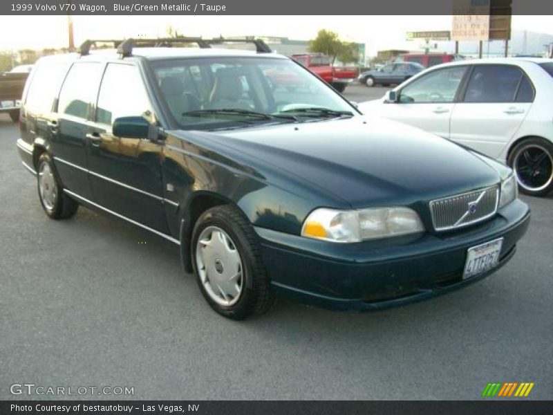Blue/Green Metallic / Taupe 1999 Volvo V70 Wagon