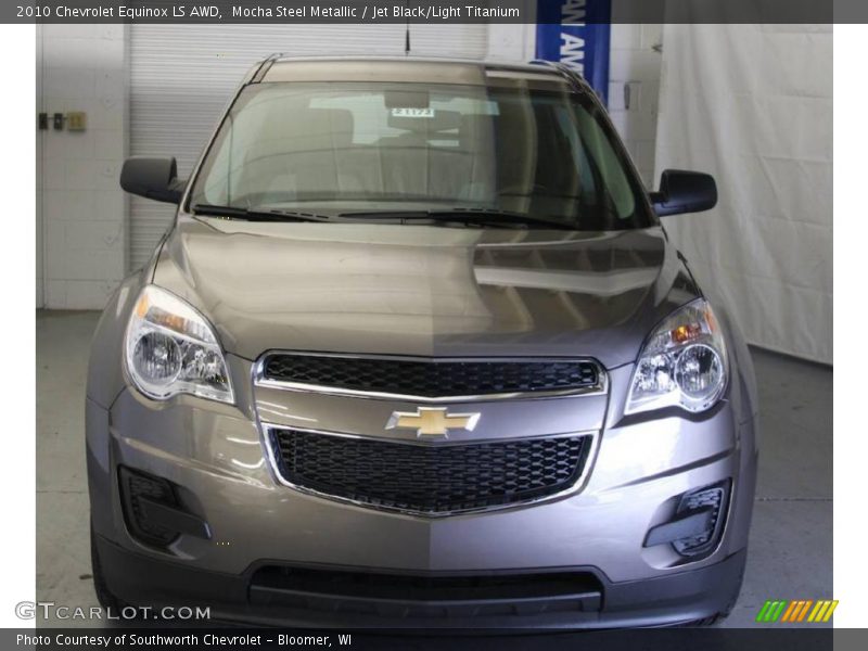 Mocha Steel Metallic / Jet Black/Light Titanium 2010 Chevrolet Equinox LS AWD