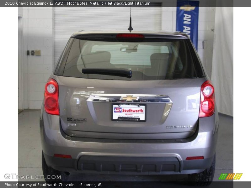 Mocha Steel Metallic / Jet Black/Light Titanium 2010 Chevrolet Equinox LS AWD