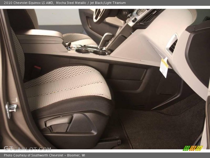 Mocha Steel Metallic / Jet Black/Light Titanium 2010 Chevrolet Equinox LS AWD