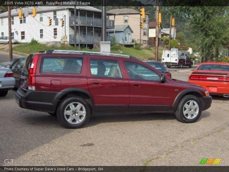 Ruby Red Metallic / Taupe 2005 Volvo XC70 AWD