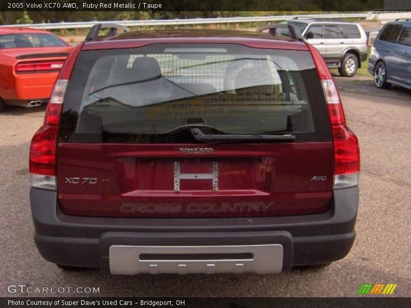 Ruby Red Metallic / Taupe 2005 Volvo XC70 AWD