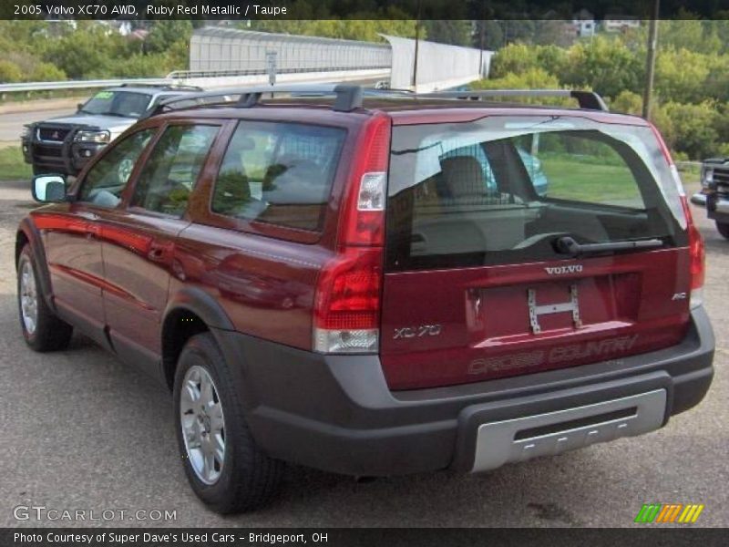 Ruby Red Metallic / Taupe 2005 Volvo XC70 AWD