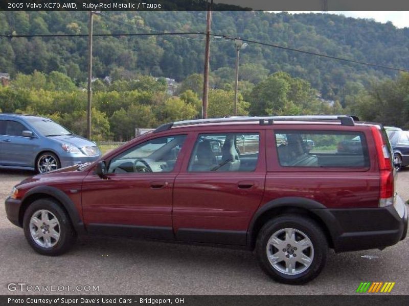 Ruby Red Metallic / Taupe 2005 Volvo XC70 AWD