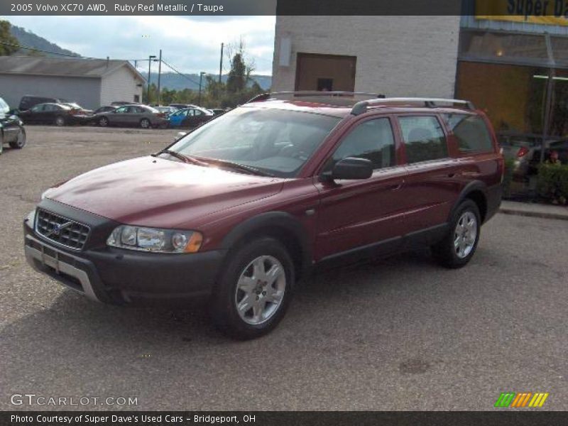 Ruby Red Metallic / Taupe 2005 Volvo XC70 AWD