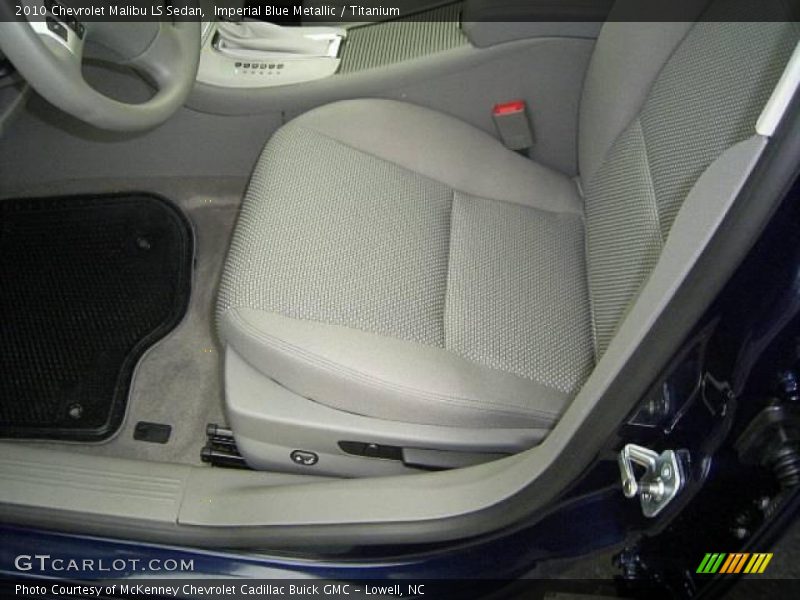 Imperial Blue Metallic / Titanium 2010 Chevrolet Malibu LS Sedan