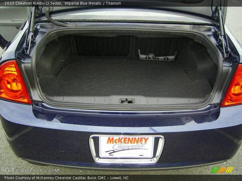 Imperial Blue Metallic / Titanium 2010 Chevrolet Malibu LS Sedan
