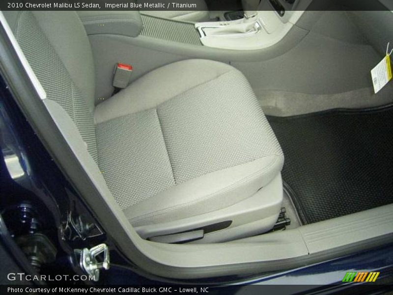 Imperial Blue Metallic / Titanium 2010 Chevrolet Malibu LS Sedan