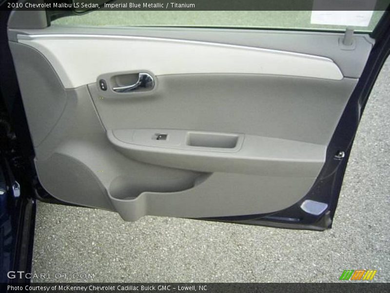 Imperial Blue Metallic / Titanium 2010 Chevrolet Malibu LS Sedan