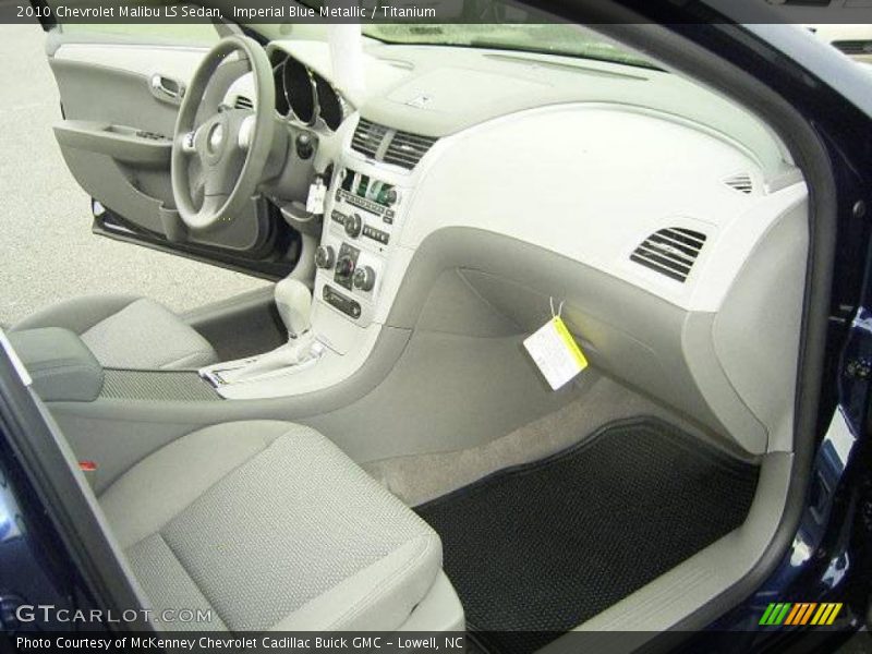 Imperial Blue Metallic / Titanium 2010 Chevrolet Malibu LS Sedan