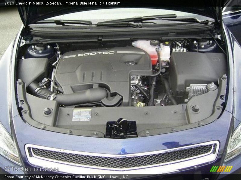 Imperial Blue Metallic / Titanium 2010 Chevrolet Malibu LS Sedan