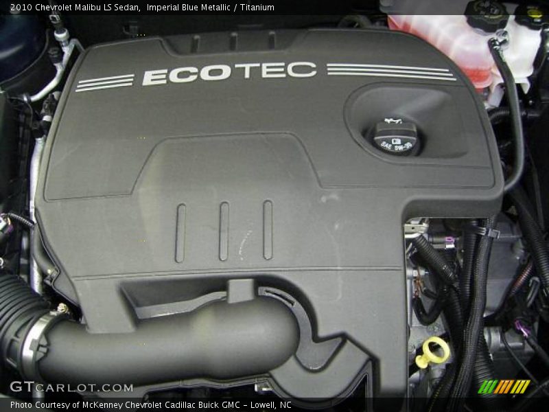 Imperial Blue Metallic / Titanium 2010 Chevrolet Malibu LS Sedan