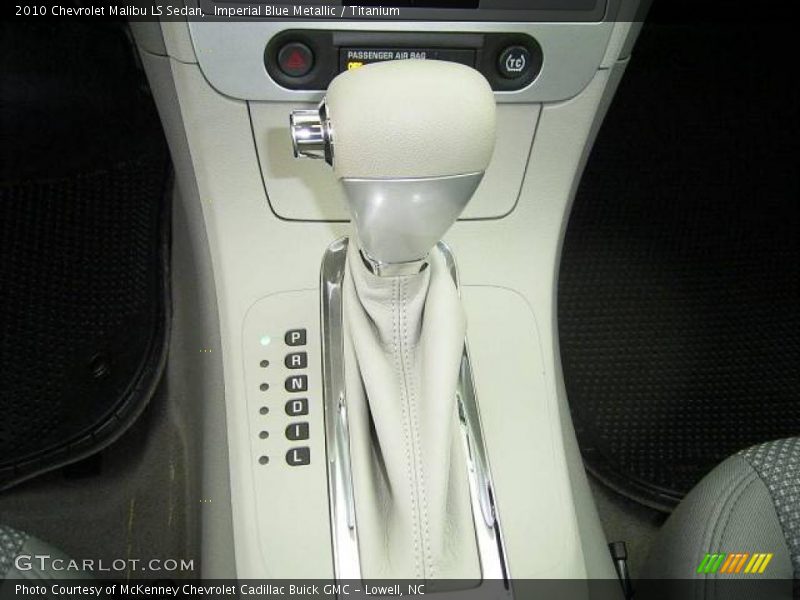 Imperial Blue Metallic / Titanium 2010 Chevrolet Malibu LS Sedan