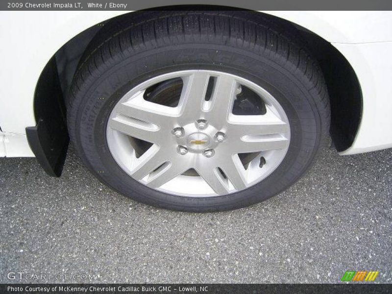 White / Ebony 2009 Chevrolet Impala LT