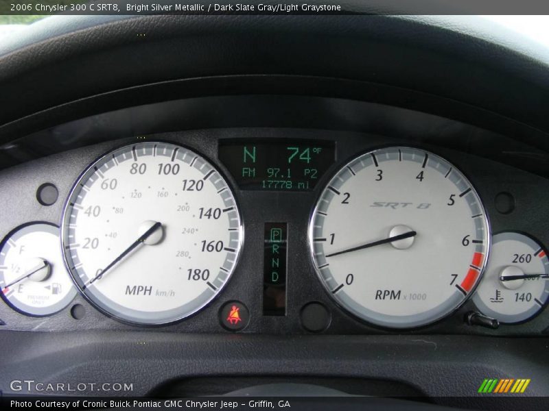 Bright Silver Metallic / Dark Slate Gray/Light Graystone 2006 Chrysler 300 C SRT8