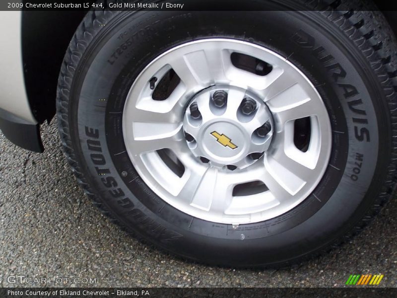 Gold Mist Metallic / Ebony 2009 Chevrolet Suburban LS 4x4