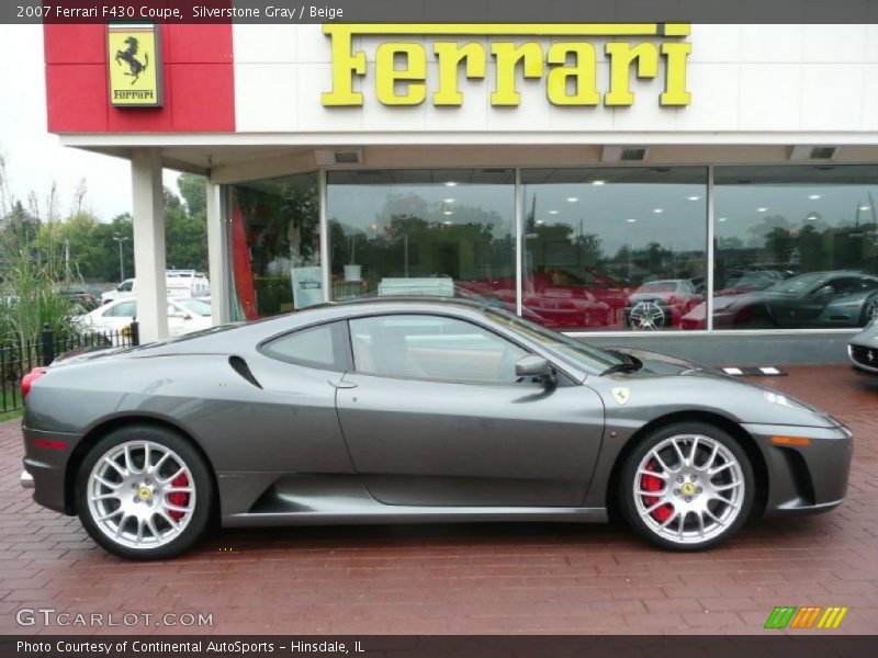 Silverstone Gray / Beige 2007 Ferrari F430 Coupe