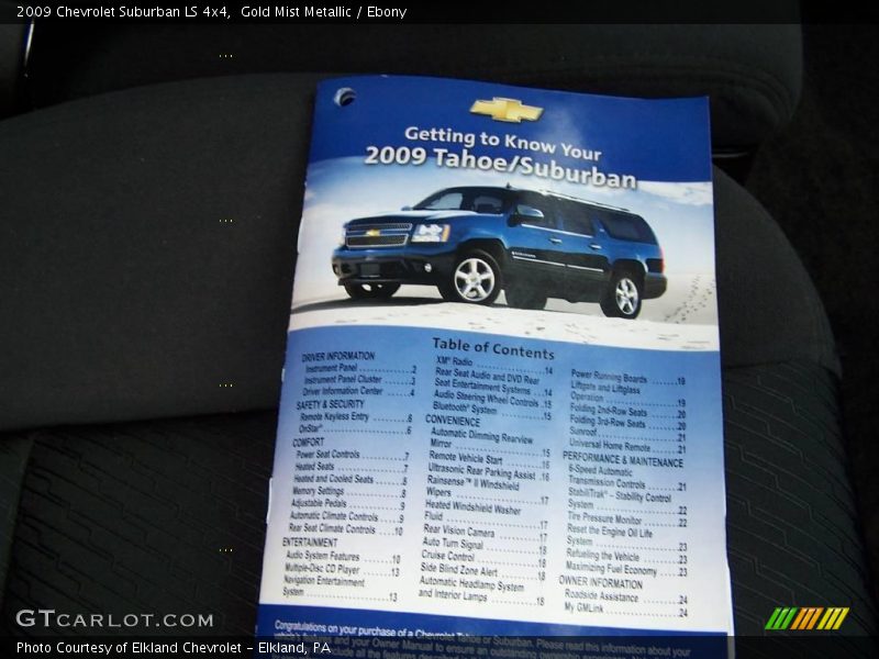 Gold Mist Metallic / Ebony 2009 Chevrolet Suburban LS 4x4
