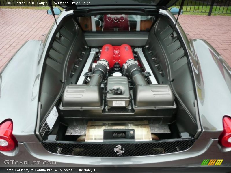 Silverstone Gray / Beige 2007 Ferrari F430 Coupe