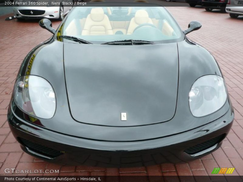 Nero (Black) / Beige 2004 Ferrari 360 Spider